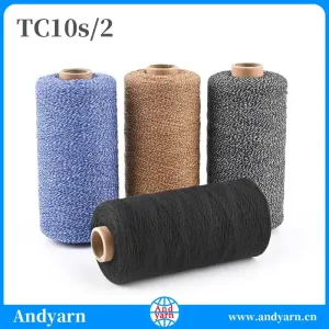 recycled polyester cotton yarn 10s